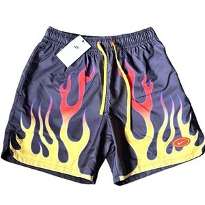 NWT Nike sportswear fire flames over the knee shorts dv9628-10